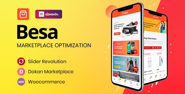 Besa v1.2.6 - Elementor Marketplace WooCommerce Theme