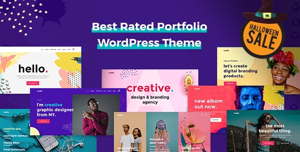 Leedo v1.4.0 - Modern, Colorful &amp; Creative Portfolio WordPress Theme