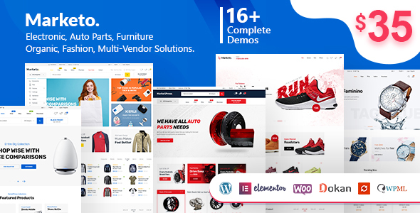 Marketo v3.2 - ECommerce &amp; Multivendor Theme