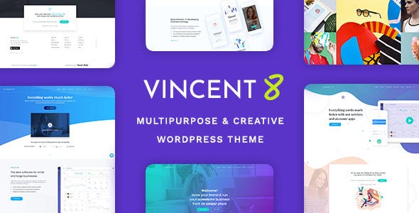 Vincent Eight v1.10 - Responsive Multipurpose WordPress Theme