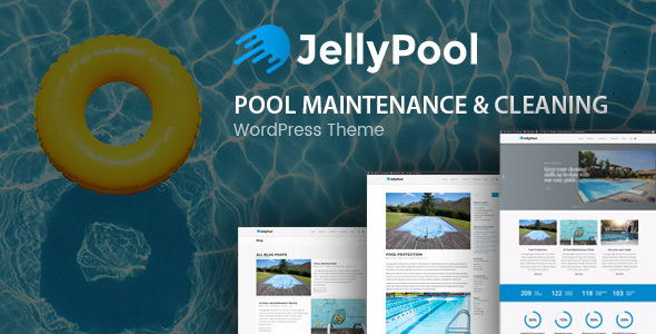 JellyPool v1.3 - Pool Maintenance &amp; Cleaning Theme