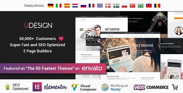 uDesign v3.4.15 - Responsive WordPress Theme