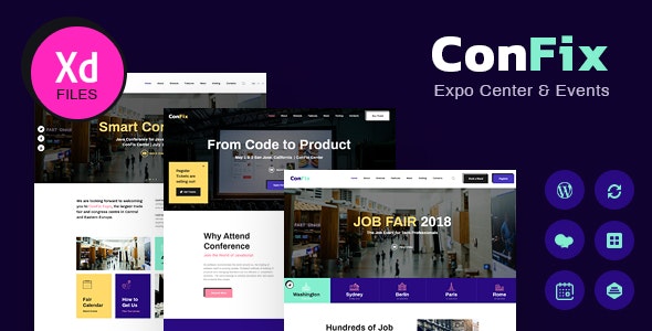 ConFix v1.0.2 - Expo &amp; Events WordPress Theme