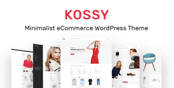 Kossy v1.24 - Minimalist eCommerce WordPress Theme