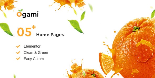 Ogami v1.28 - Organic Store &amp; Bakery WordPress Theme