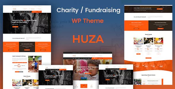 Huza v1.19 - Charity/Fundraising Responsive Theme