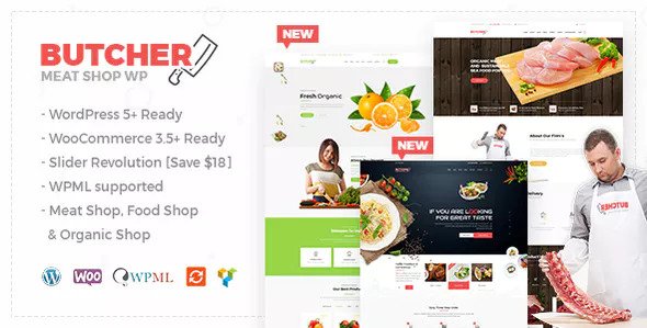 Butcher v2.22 - Meat, Organic Shop Woocommerce Theme