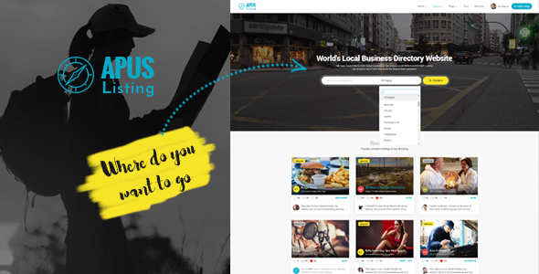 ApusListing v1.2.38 - Directory &amp; Listing WordPress Theme