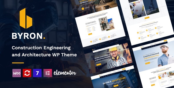 Byron v1.3 - Construction and Engineering WordPress Theme