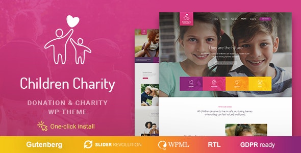 Children Charity v1.1.2 - Nonprofit &amp; NGO WordPress Theme with Donations