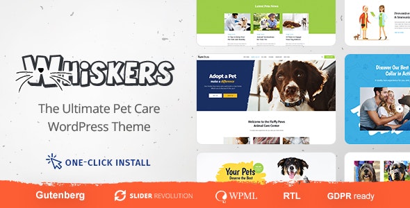 Whiskers v1.0.7 - Pets Store | Vet Clinic | Animal Adoption