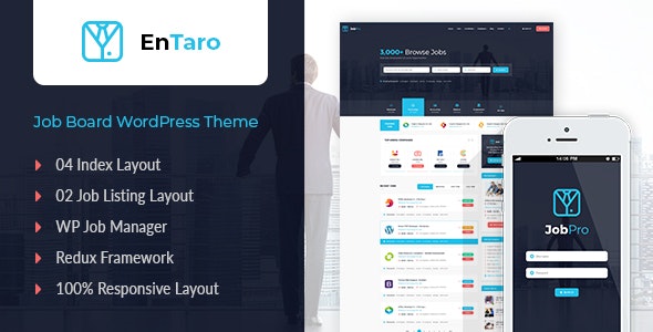 Entaro v3.18 - Job Portal WordPress Theme