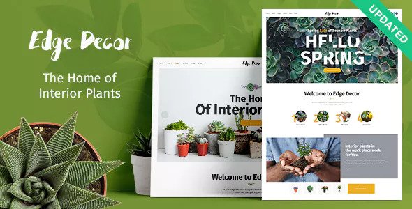 Edge Decor v1.2.1 - A Modern Gardening &amp; Landscaping Theme