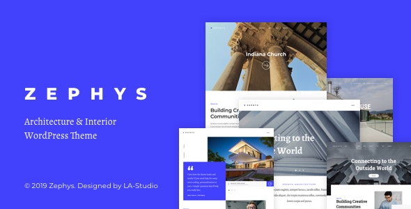 Zephys v1.0.8 - Architecture &amp; Interior WordPress Theme