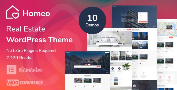 Homeo v1.2.3 - Real Estate WordPress Theme