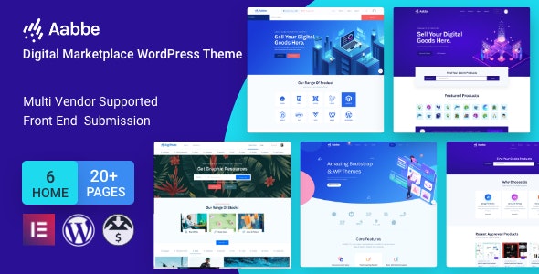 Aabbe v3.3.0 – Digital Marketplace WordPress Theme