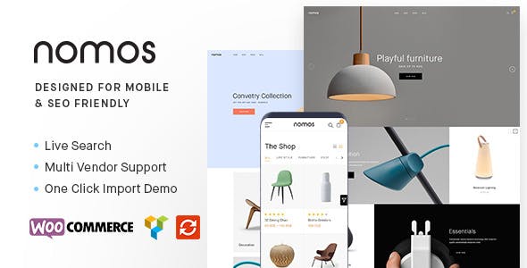 Nomos v2.4.9 - Modern AJAX Shop Designed For Mobile And SEO Friendly (RTL Supported)