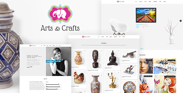 Crafts &amp; Arts v2.0 - Artist Portfolio Theme