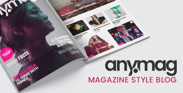 Anymag v2.0 - Magazine Style WordPress Blog