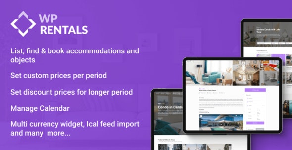 WP Rentals v3.2 - Booking Accommodation WordPress Theme