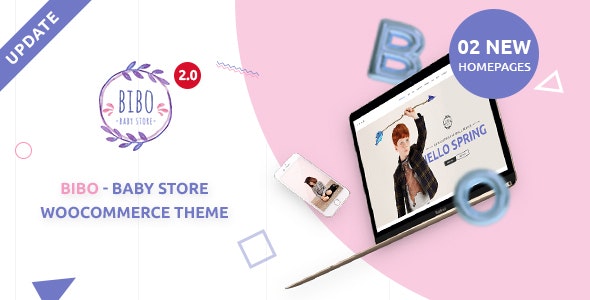 Bibo Baby Store &amp; Kids Shop v2.3.3 - WooCommerce WordPress Theme