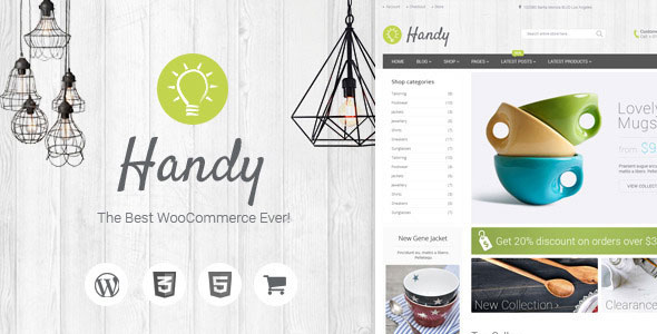 Handy v5.1.1 - Handmade Shop WordPress WooCommerce Theme