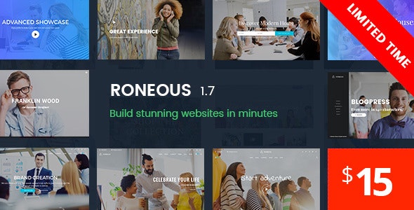 Roneous v1.8.6 - Creative Multi-Purpose WordPress Theme