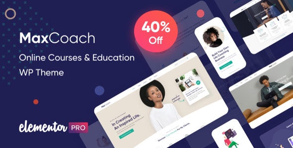 MaxCoach v2.0.4 - Online Courses &amp; Education WP Theme