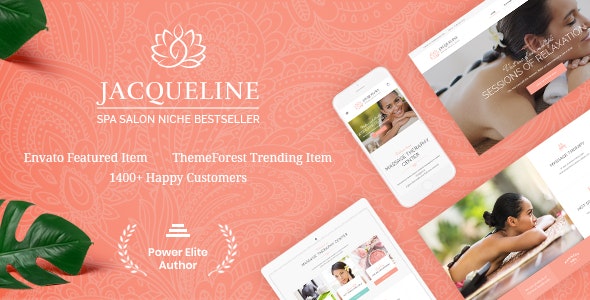 Jacqueline v1.6.4 - Spa &amp; Massage Salon Beauty WordPress Theme