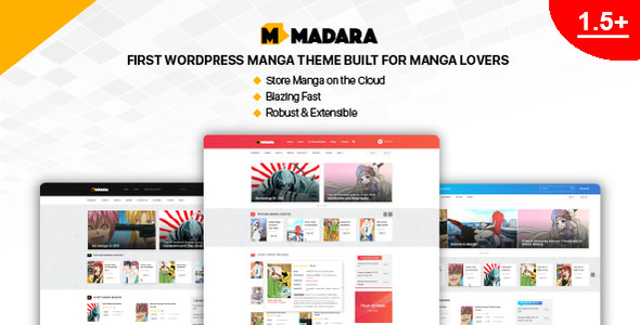 Madara v1.6.5.3 - WordPress Theme for Manga