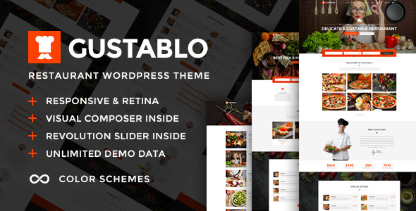 Gustablo v1.6 - Restaurant & Cafe Responsive Theme