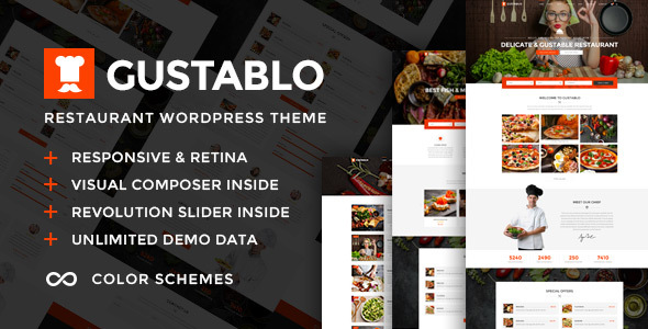 Gustablo v1.6 - Restaurant & Cafe Responsive Theme