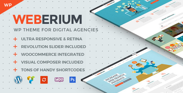 Weberium v1.6 - Theme Tailored for Digital Agencies