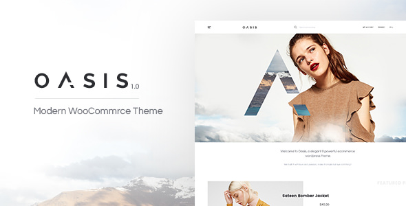 Oasis v1.2.3 - Modern WooCommerce Theme