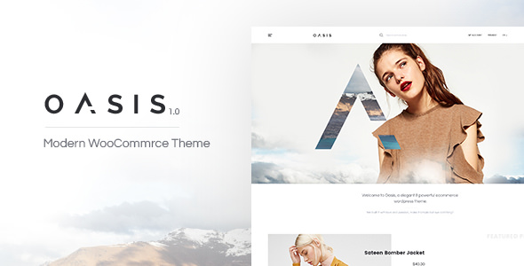 Oasis v1.2.3 - Modern WooCommerce Theme