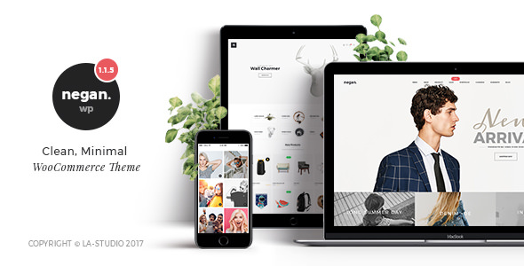 Negan v1.3.6 - Clean, Minimal WooCommerce Theme