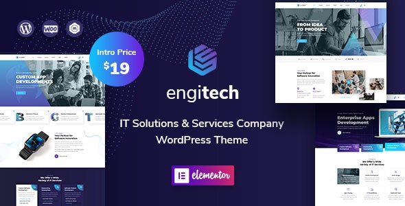 Engitech v1.0.1 - IT Solutions & Services WordPress Theme