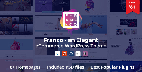 Franco v1.3.5 - Elegant WooCommerce WordPress Theme