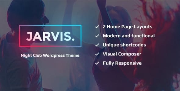 Jarvis v1.8.1 - Night Club, Concert, Festival WordPress Theme