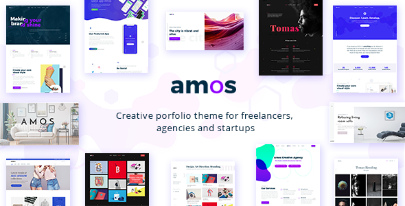 Amos v1.3 - Creative WordPress Theme for Agencies