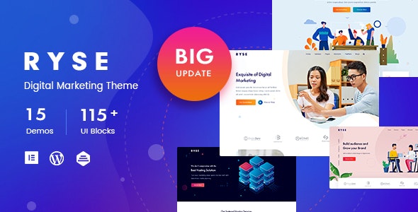 Ryse v2.0.0 - SEO & Digital Marketing Theme