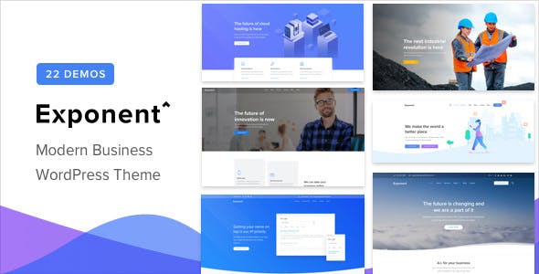 Exponent v1.2.8.3 - Modern Multi-Purpose Business Theme