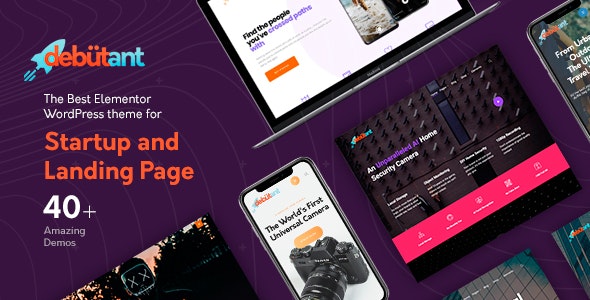 Debutant v1.0.10 - Landing Page WP theme