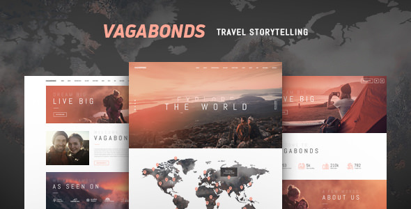 Vagabonds v1.1.3 - Personal Travel & Lifestyle Blog Theme