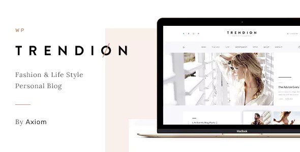 Trendion v1.1.7 - A Personal Lifestyle Blog and Magazine