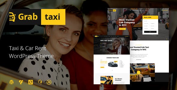 Grab Taxi v1.2.5 - Online Taxi Service WordPress Theme