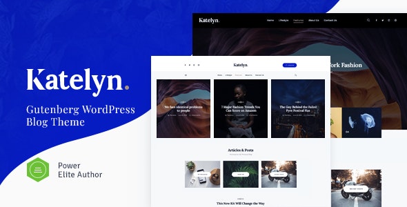 Katelyn v1.0.5 - Creative Gutenberg Blog WordPress Theme