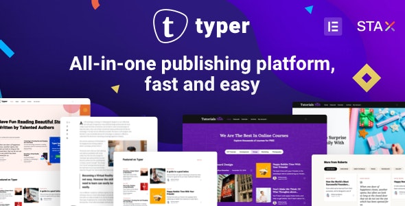 Typer v1.7.1 - Amazing Blog and Multi Author Publishing Theme