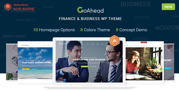 GoAhead v1.8 - Finance Business WordPress