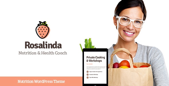 Rosalinda v1.0.4 - Health Coach & Vegetarian Lifestyle Blog WordPress Theme